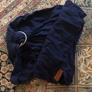 Wildbird Ring Sling - Navy with Gold Rings